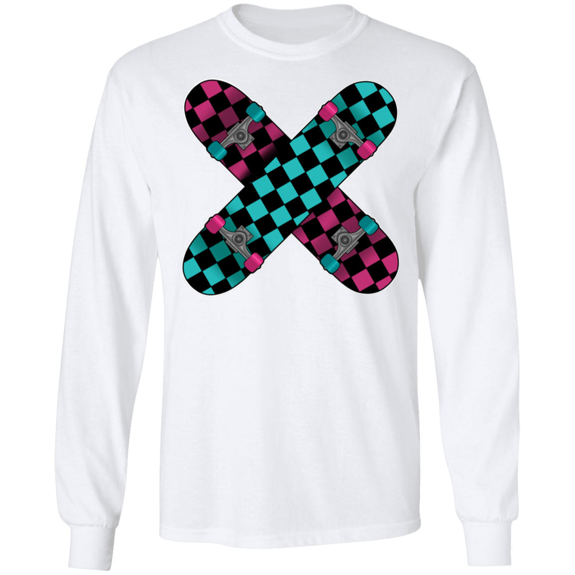 Retro Skateboards Skateboarding Long Sleeve T-Shirt
