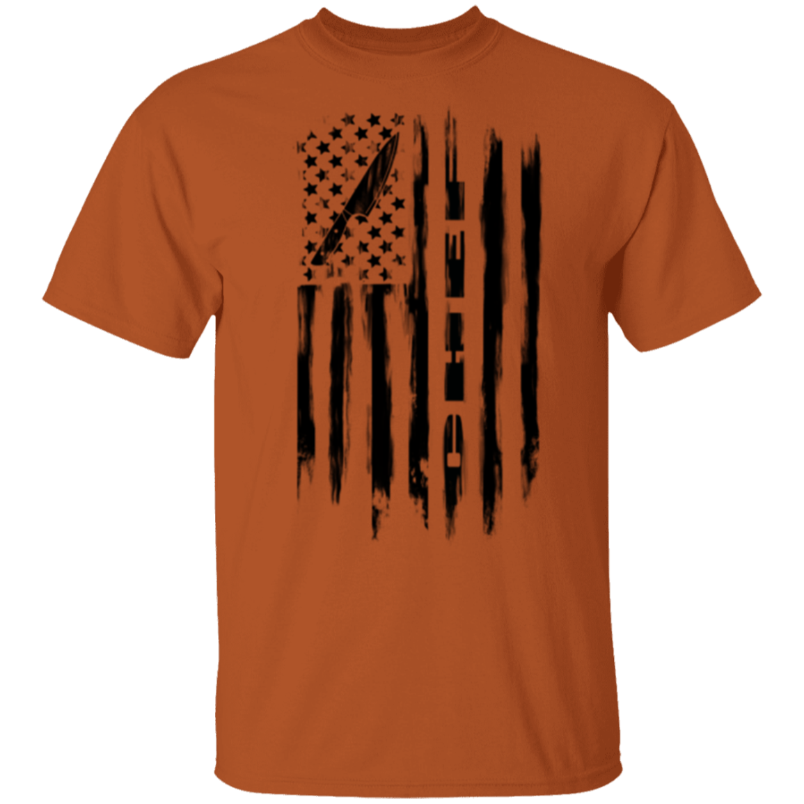 Chef Cook Culinary American Flag T-Shirt
