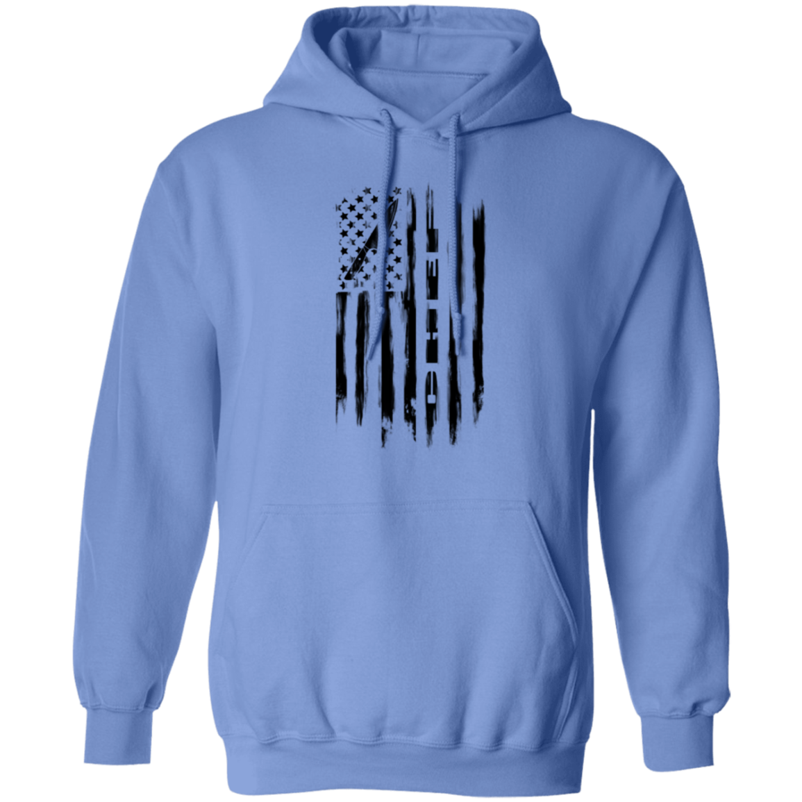 Chef Cook Culinary American Flag Pullover Hoodie