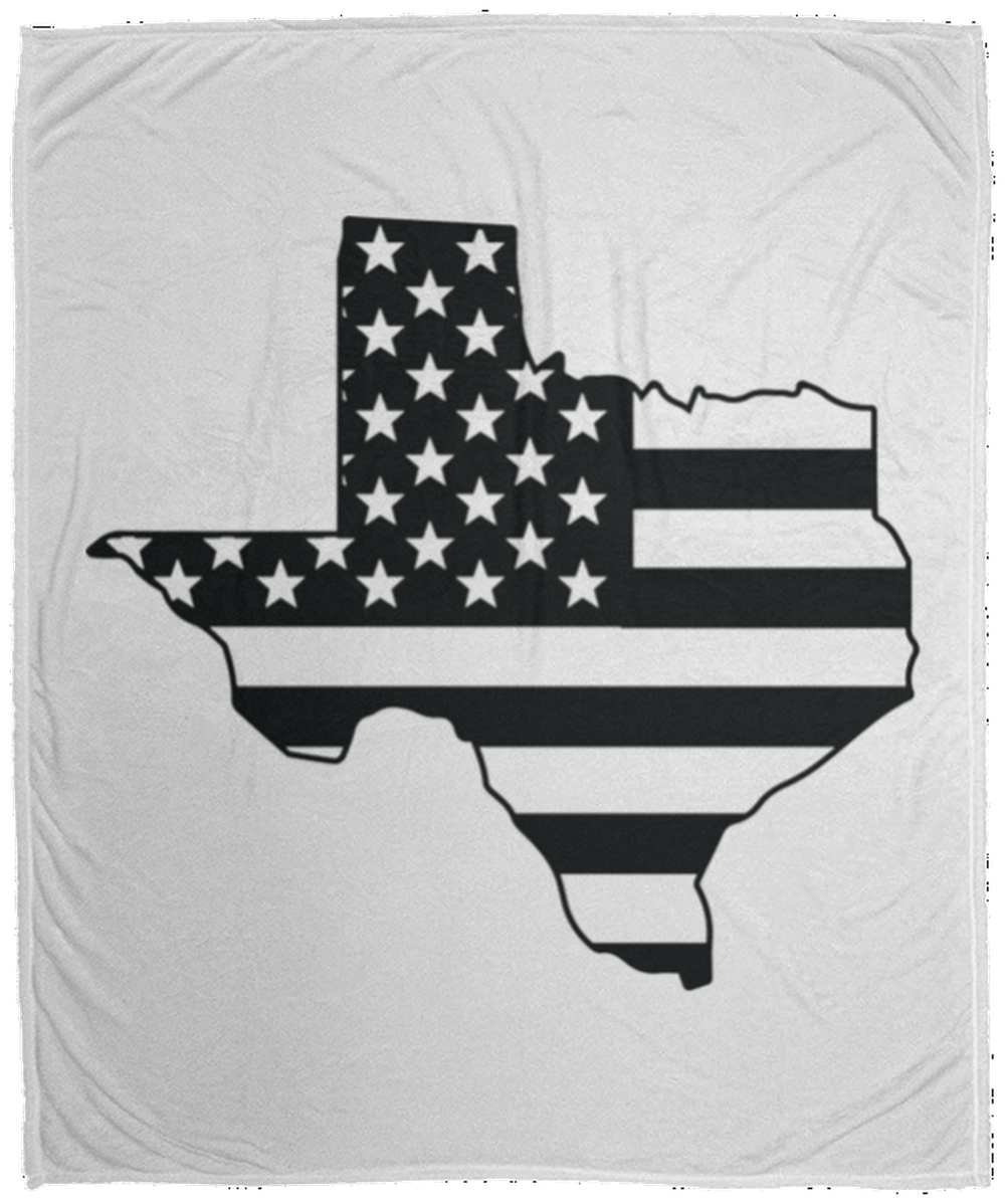 Texas American Flag State Fleece Blanket - 50x60