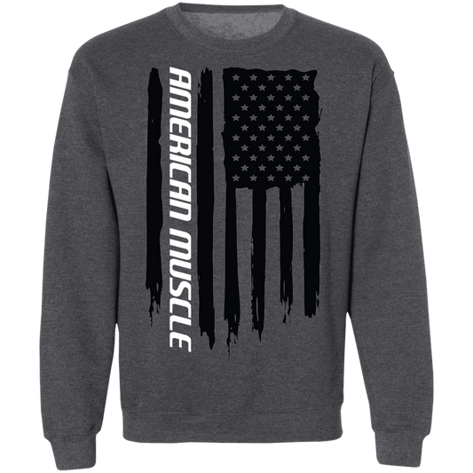 American Muscle American Flag Pullover Sweatshirt