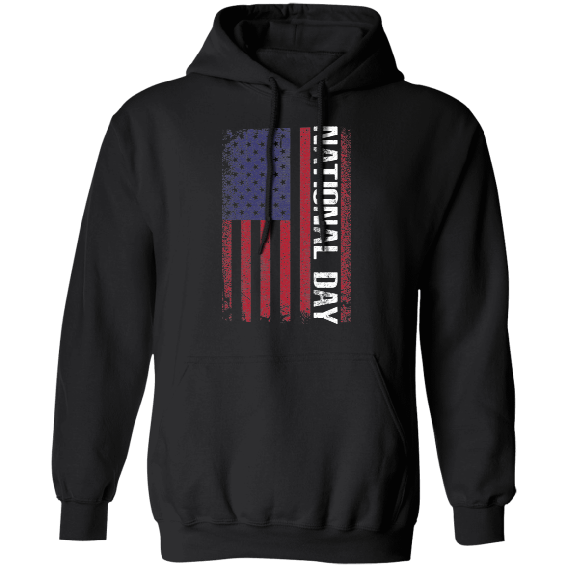National Day American Flag Pullover Hoodie