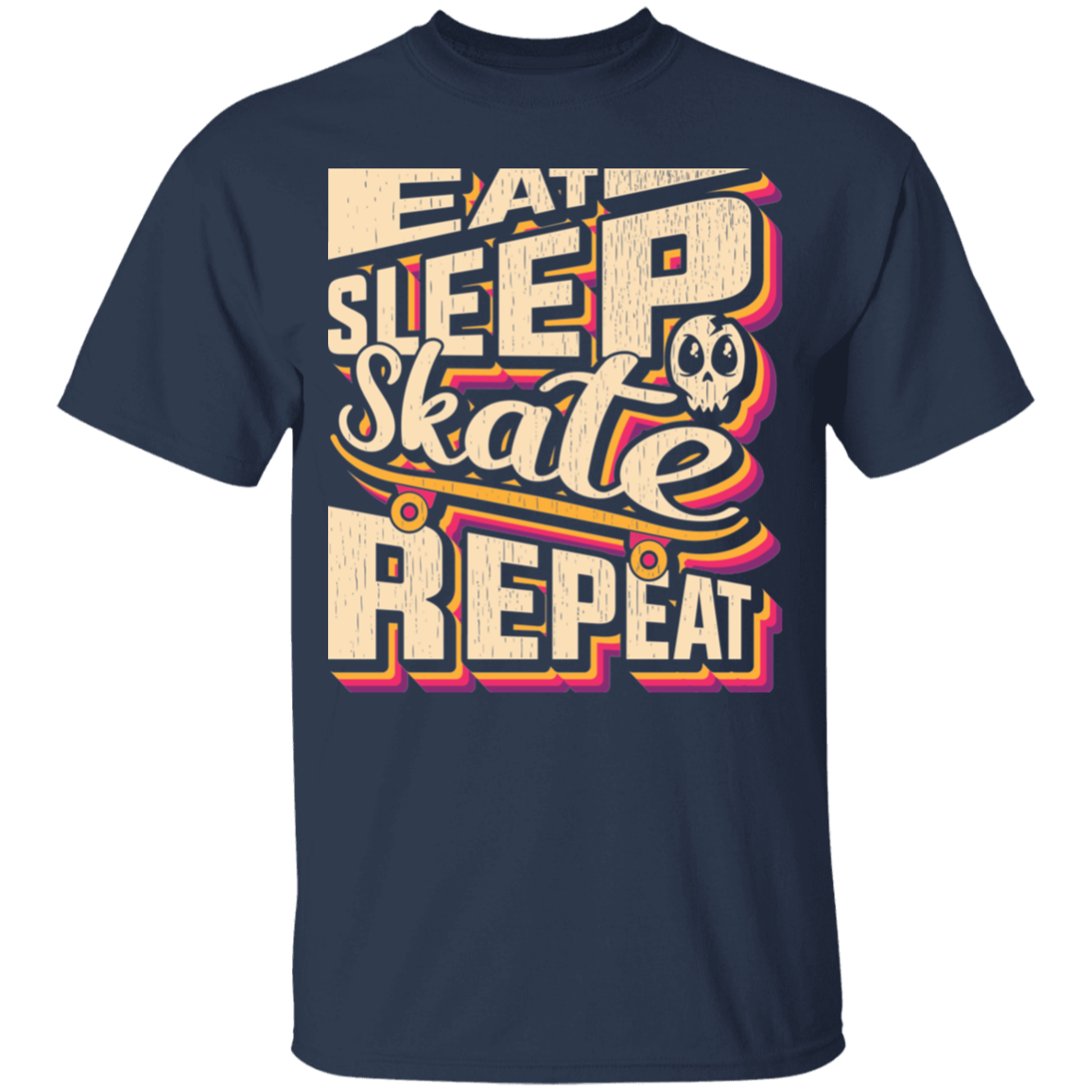 Eat Sleep Skate Repeat Skateboard Skateboarding Youth T-Shirt