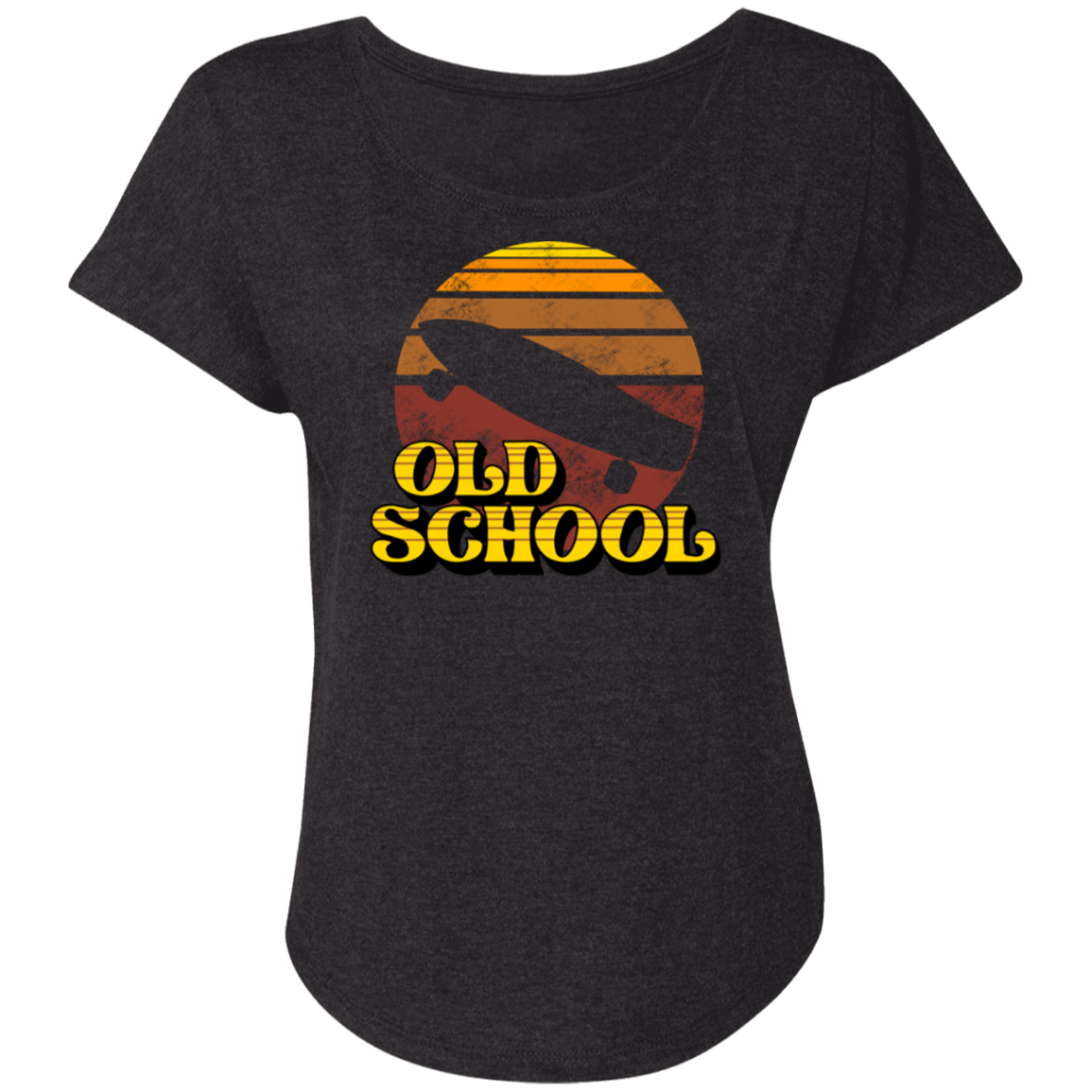 Old School Skateboarding Women's Dolman Sleeve