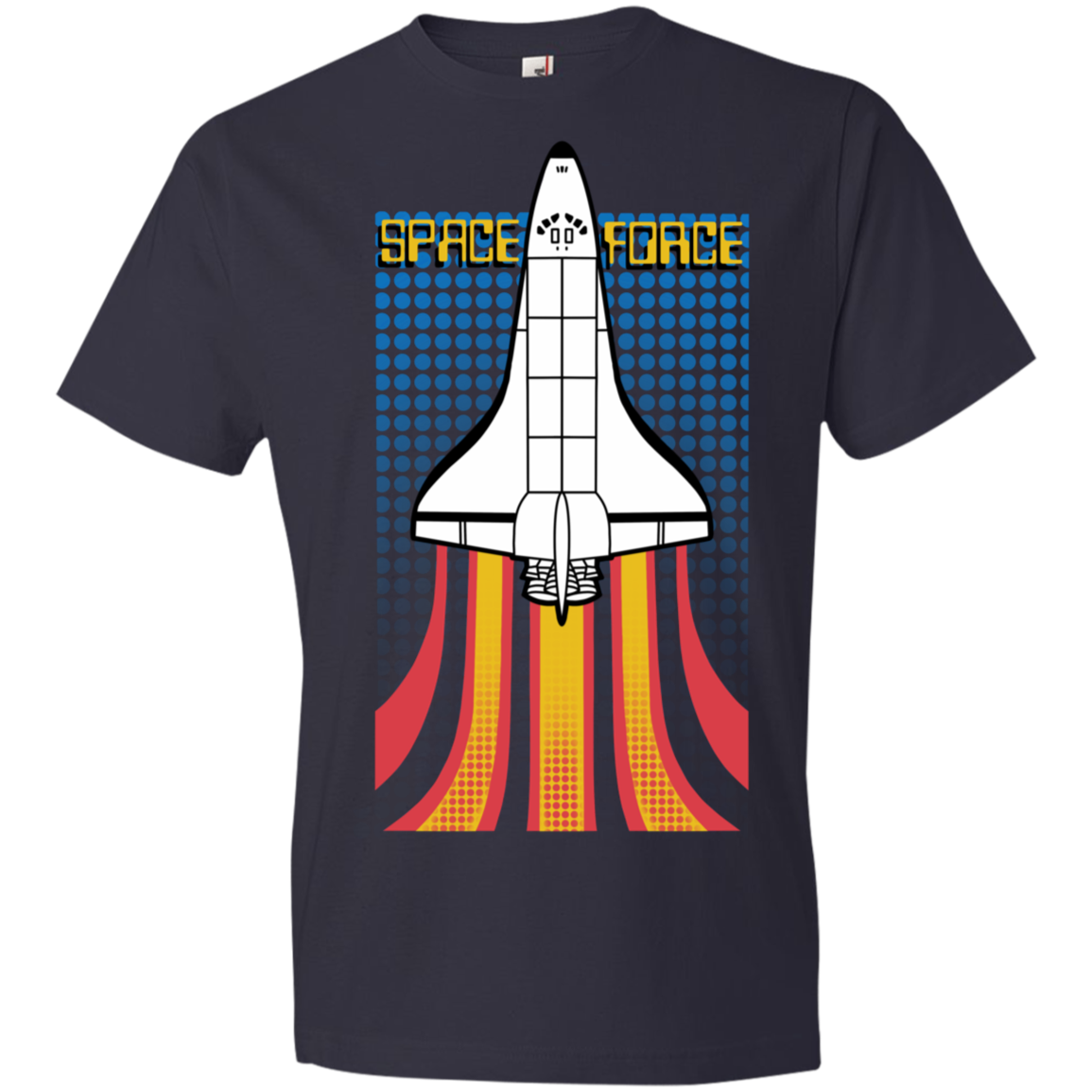 Youth Space Force Retro 80s Lightweight T-Shirt