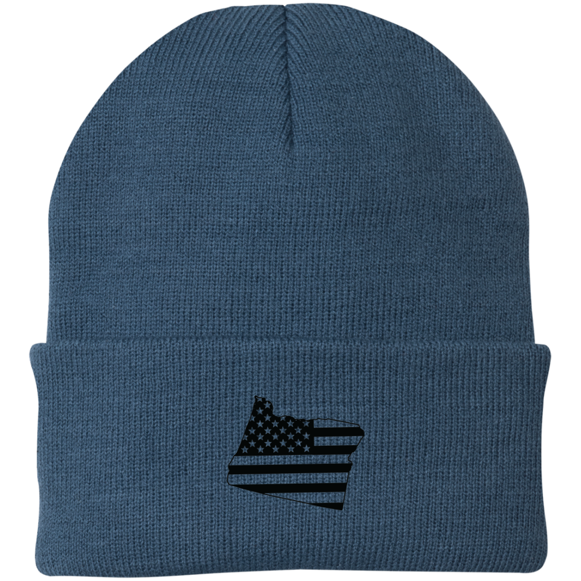 Oregon State American Flag Beanie Cap