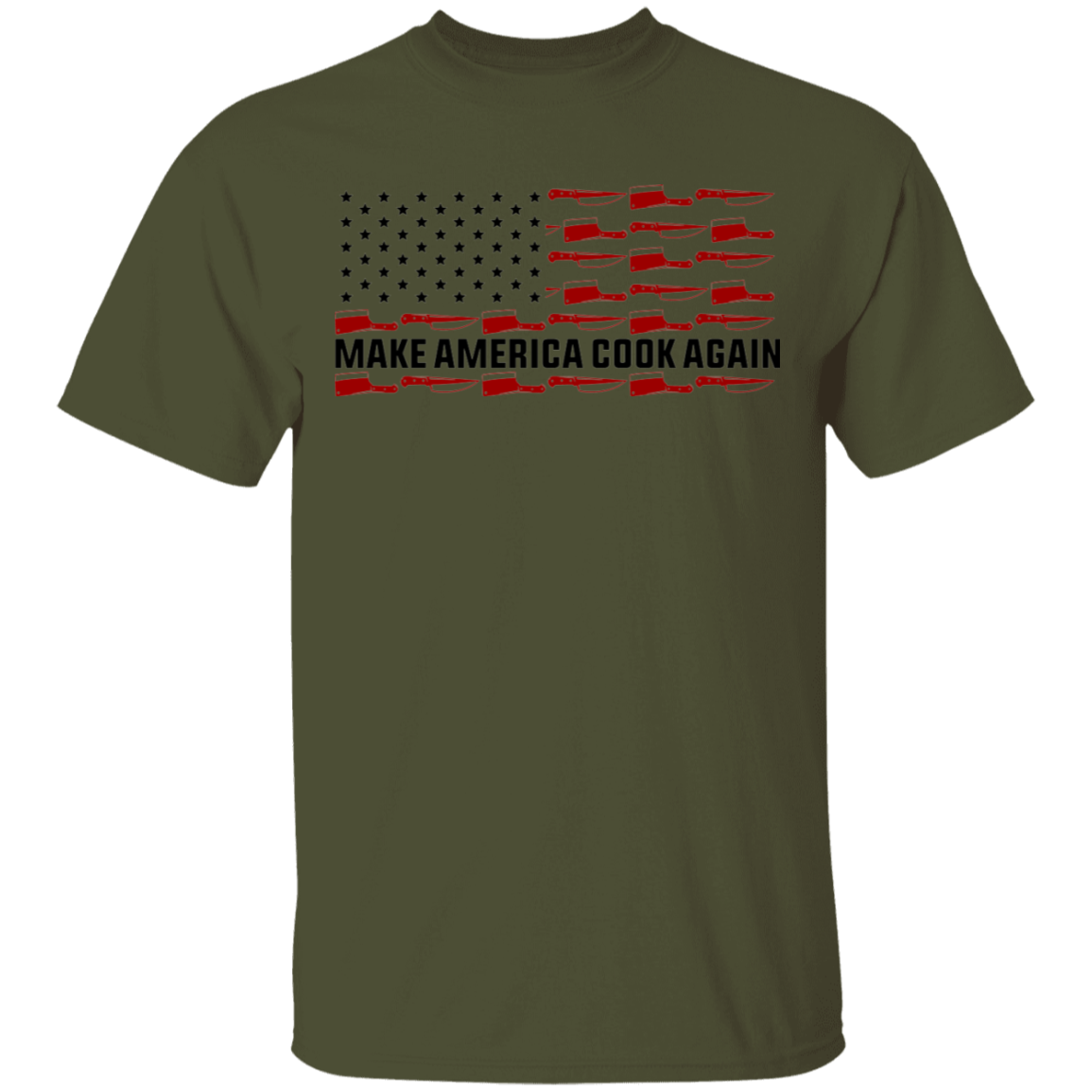 Make America Cook Again American Flag Chef T-Shirt