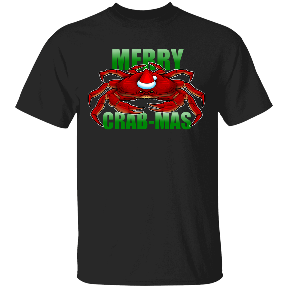 Merry Crab-Mas Saltwater Christmas T-Shirt