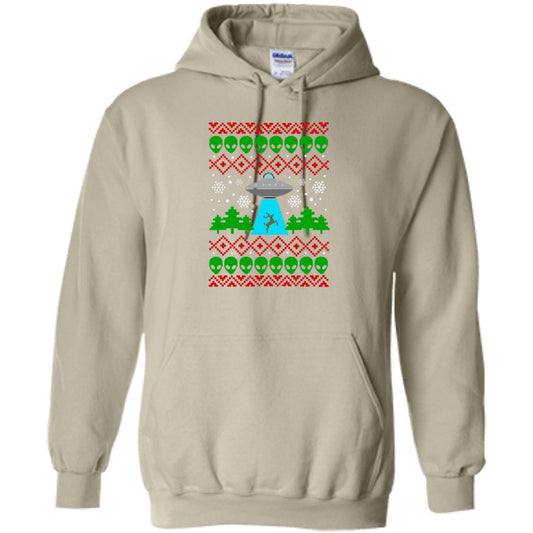 UFO Funny Christmas Pullover Hoodie