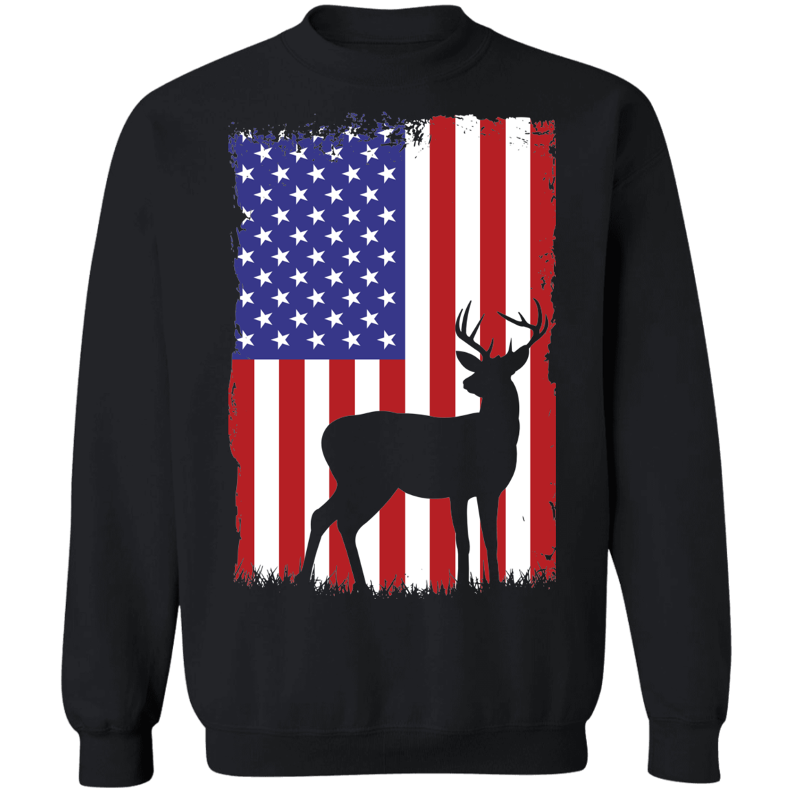 Hunting American Flag Sweatshirt