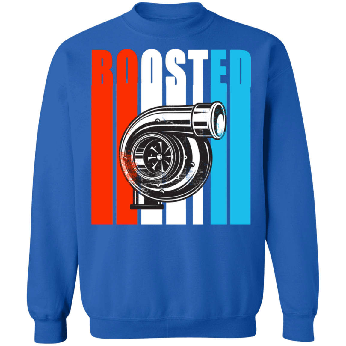 Boosted3 Boosted Turbo Racing Gapped Crewneck Sweatshirt