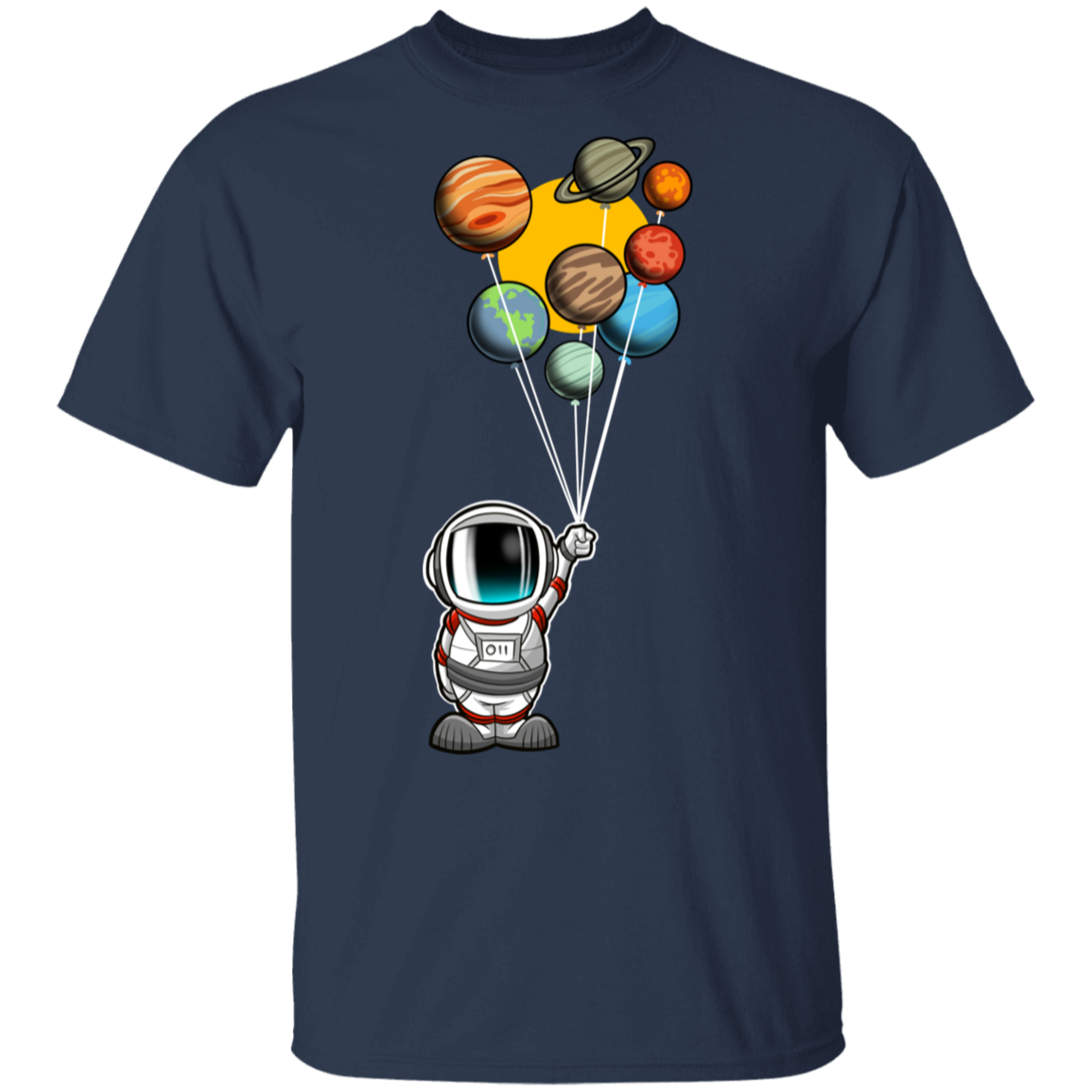 Men's Space Astronaut Balloons Party T-Shirt