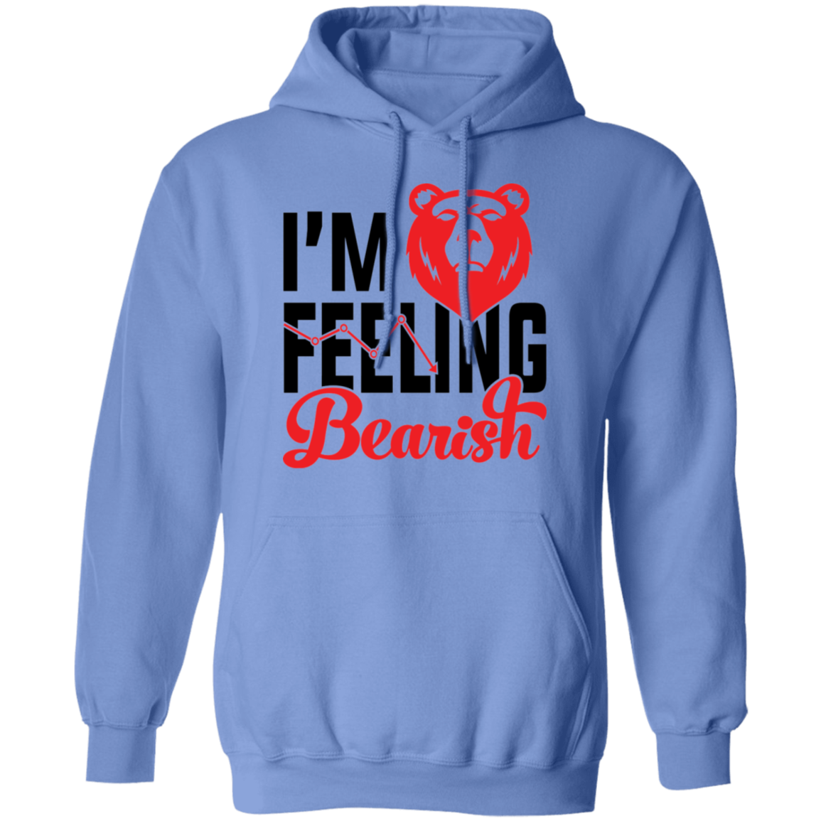 I'm Feeling Bearish Stocks Technical Analysis Pullover Hoodie