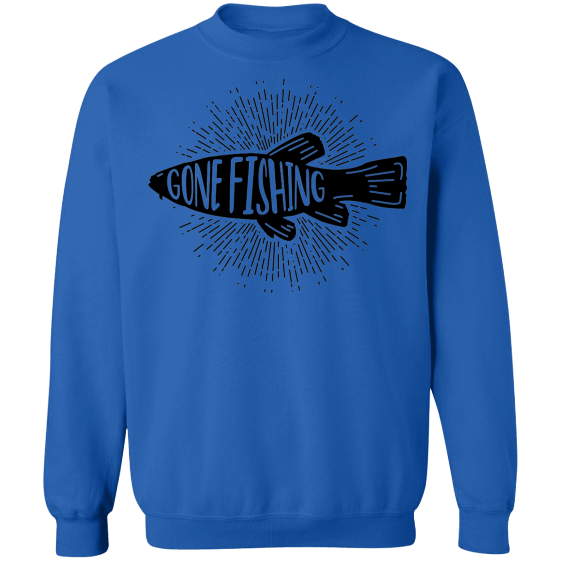Gone Fishing Crewneck Sweatshirt