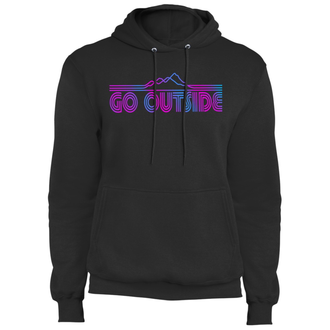 Go Outside Camping Nature Premium Pullover Hoodie