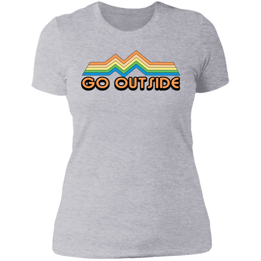 Go Outside Camping Nature Bright Women's T-Shirt