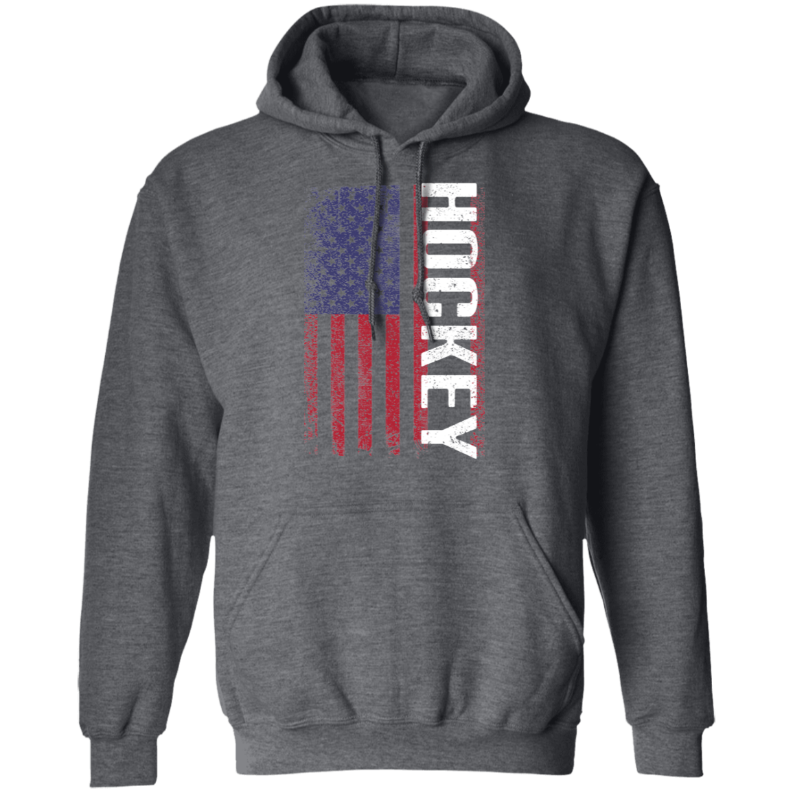 Hockey American Flag Pullover Hoodie