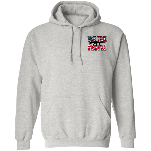 We the People American Bald Eagle 1776 Double Sided Pullover Hoodie