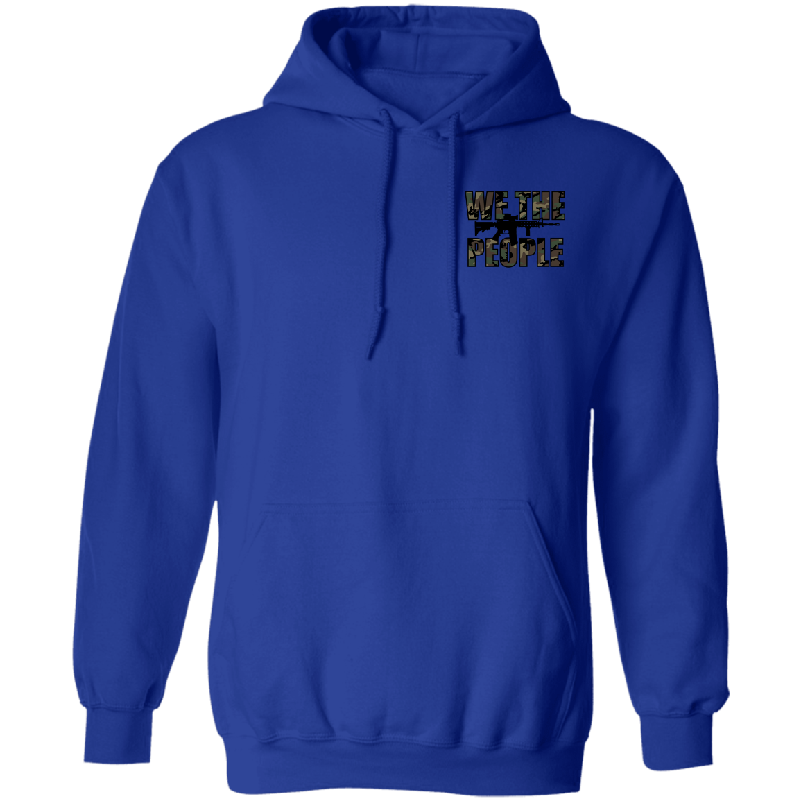 We the People Don't Tread on Me Gadsden Flag Double Sided Pullover Hoodie