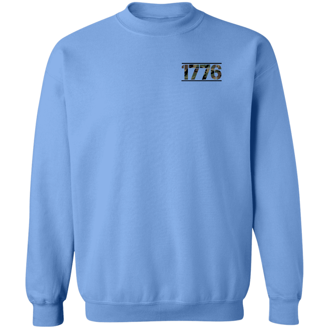 1776 American Bald Eagle Double Sided Crewneck Sweatshirt