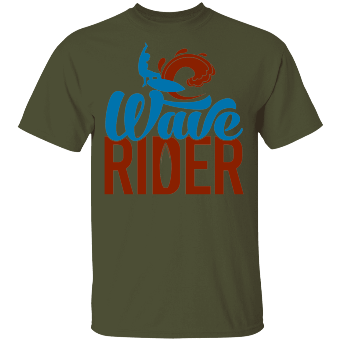Wave Rider Surfer Surfing Beach T-Shirt