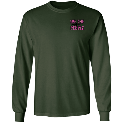 We the People United We Stand Double Sided Long Sleeve T-Shirt