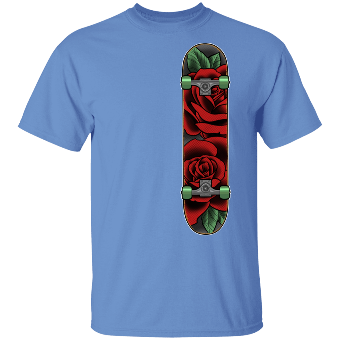 Rose Classic Skateboard Skateboarder T-Shirt