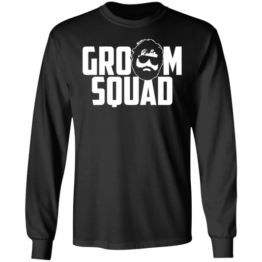 Bachelor Party Wedding Groom Squad Long Sleeve T-Shirt
