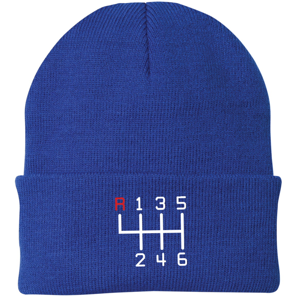 6 Speed Manual Stick Shift Beanie Cap