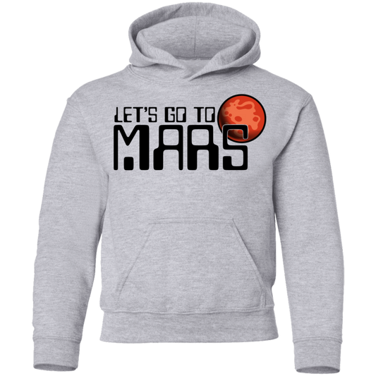 Youth Space Lets Go to Mars Pullover Hoodie