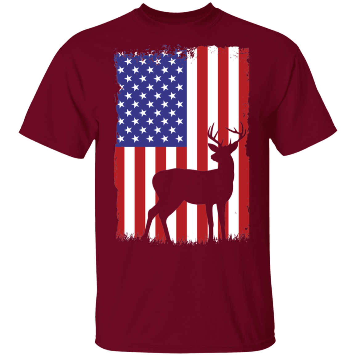 Hunting American Flag T-Shirt