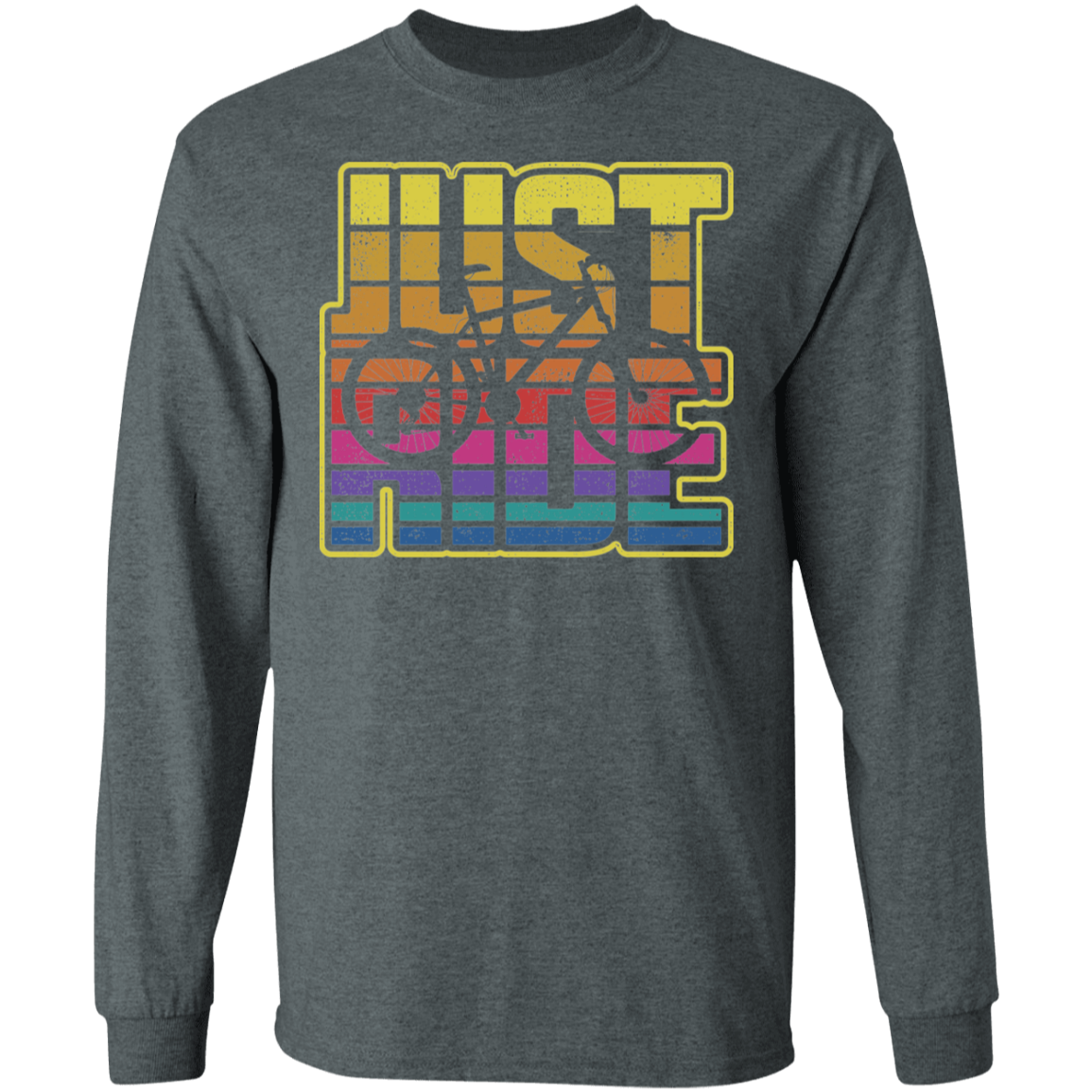 Just Ride Mountain Bike Biking Long Sleeve T-Shirt
