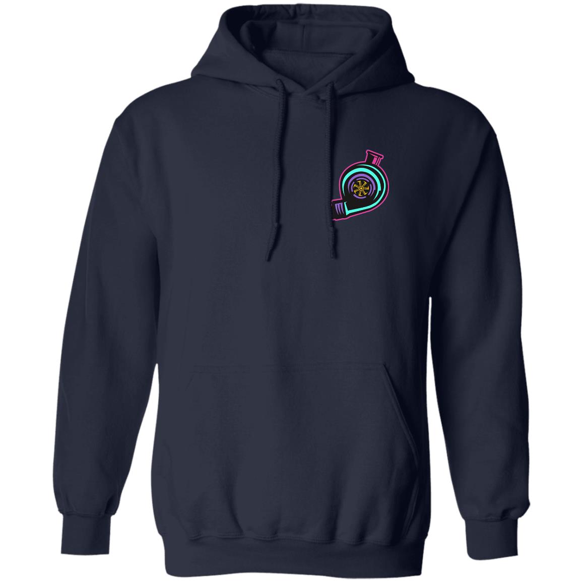 Retro 80's 90's Turbo Boosted Pullover Hoodie