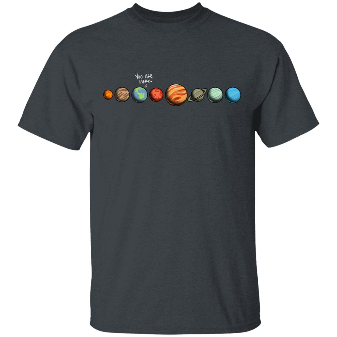 Men's Space Earth You Are Here T-Shirt