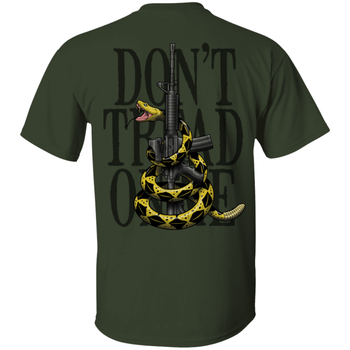 We the People Don't Tread on Me Gadsden Flag Double Sided T-Shirt