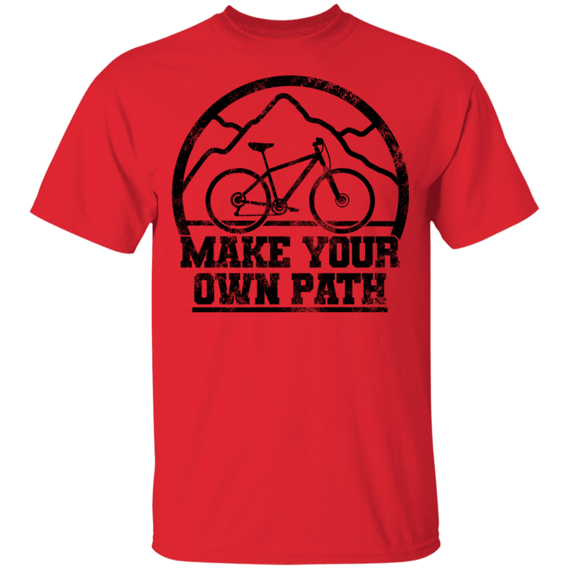 Make Your Own Path Mountain Biking Youth T-Shirt