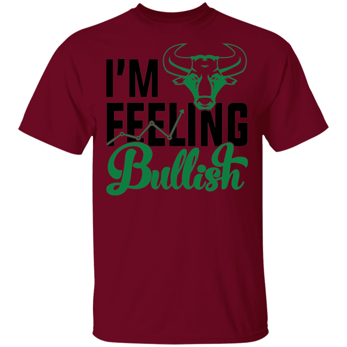 I'm Feeling Bullish Stocks Technical Analysis T-Shirt