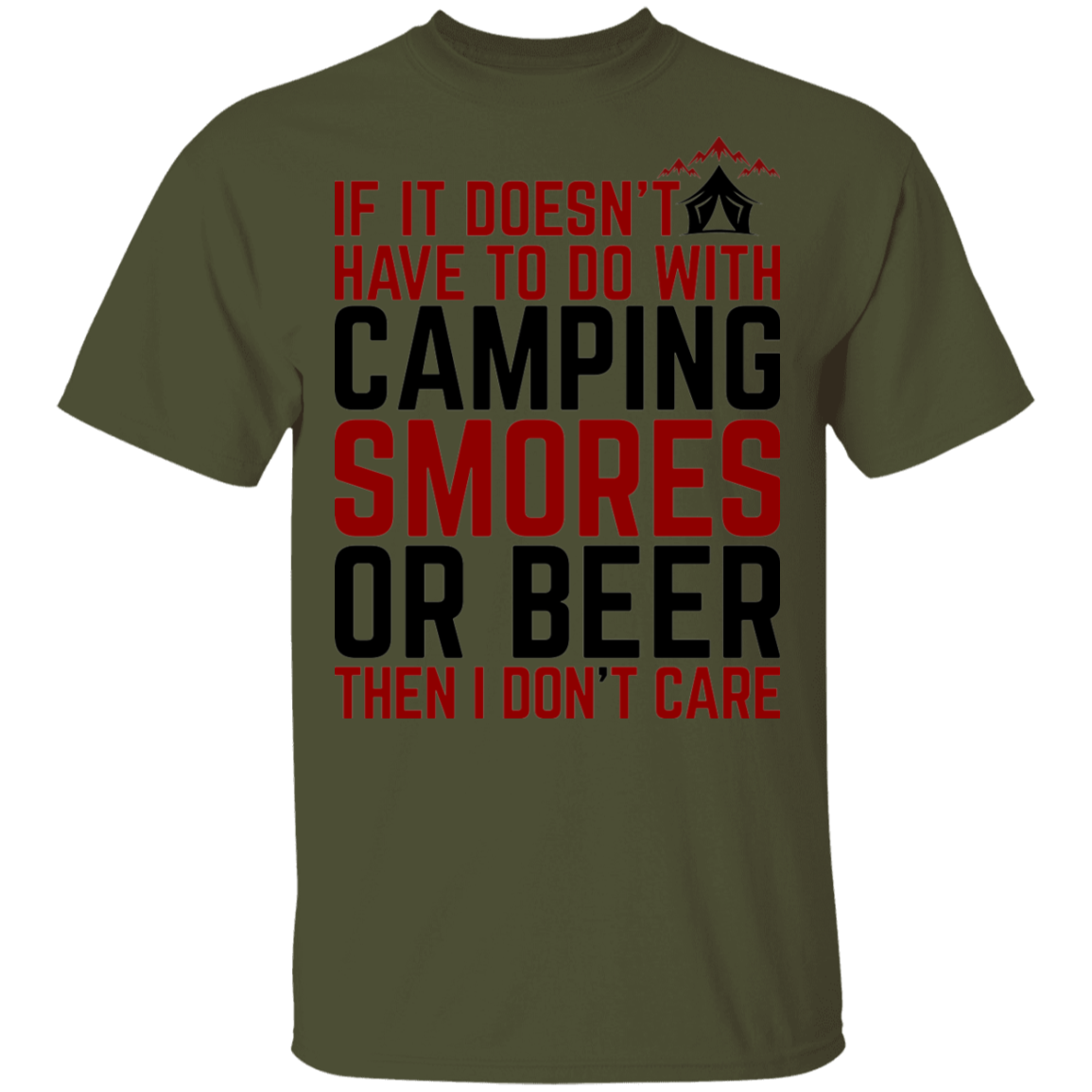Camping Smores or Beer Funny T-Shirt
