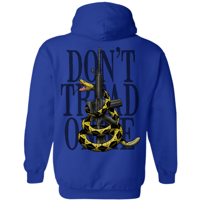 We the People Don't Tread on Me Gadsden Flag Double Sided Pullover Hoodie