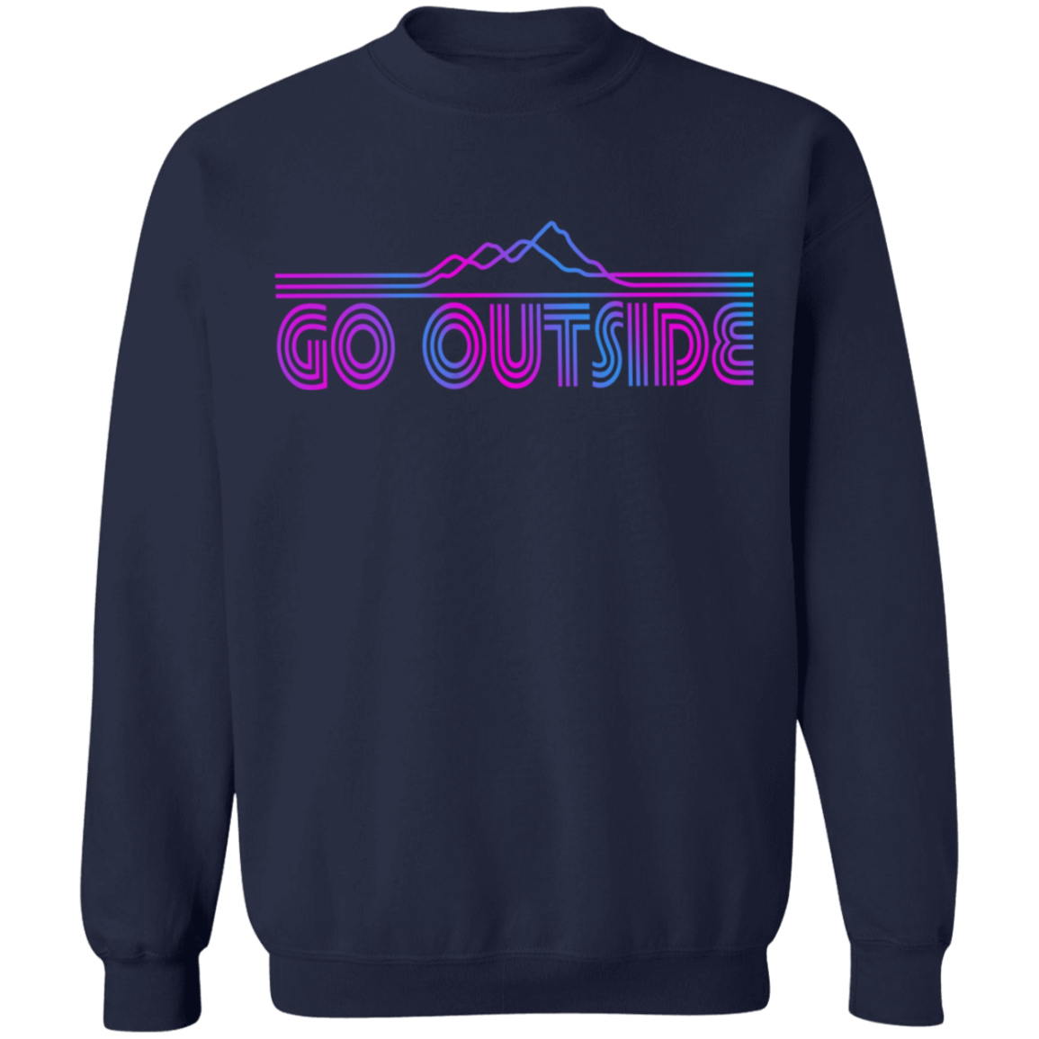 Go Outside Camping Nature Crewneck Sweatshirt