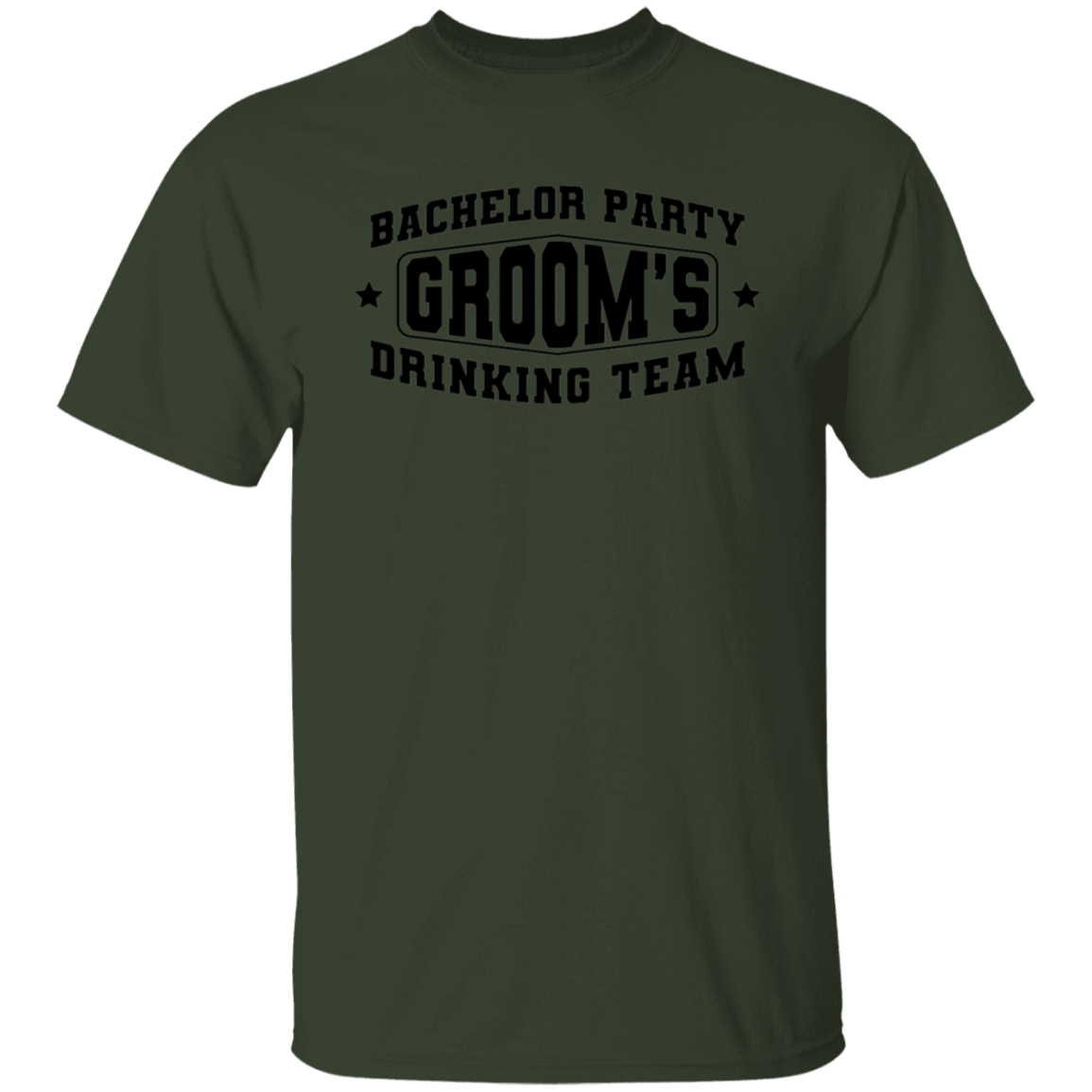 Bachelor Party Groom’s Drinking Team Funny T-Shirt