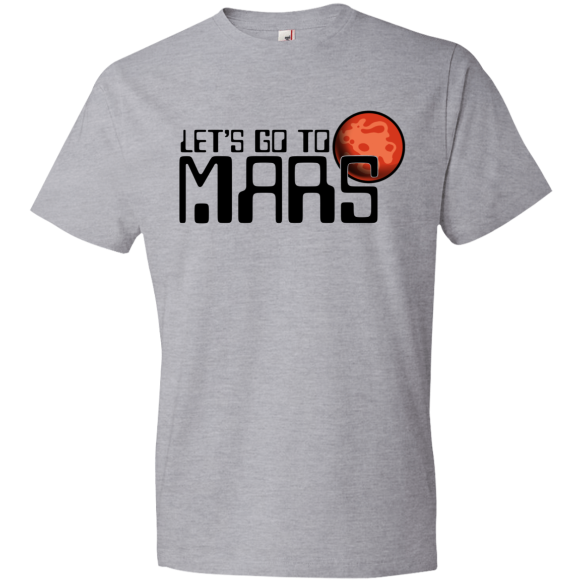 Youth Space Lets Go to Mars Lightweight T-Shirt