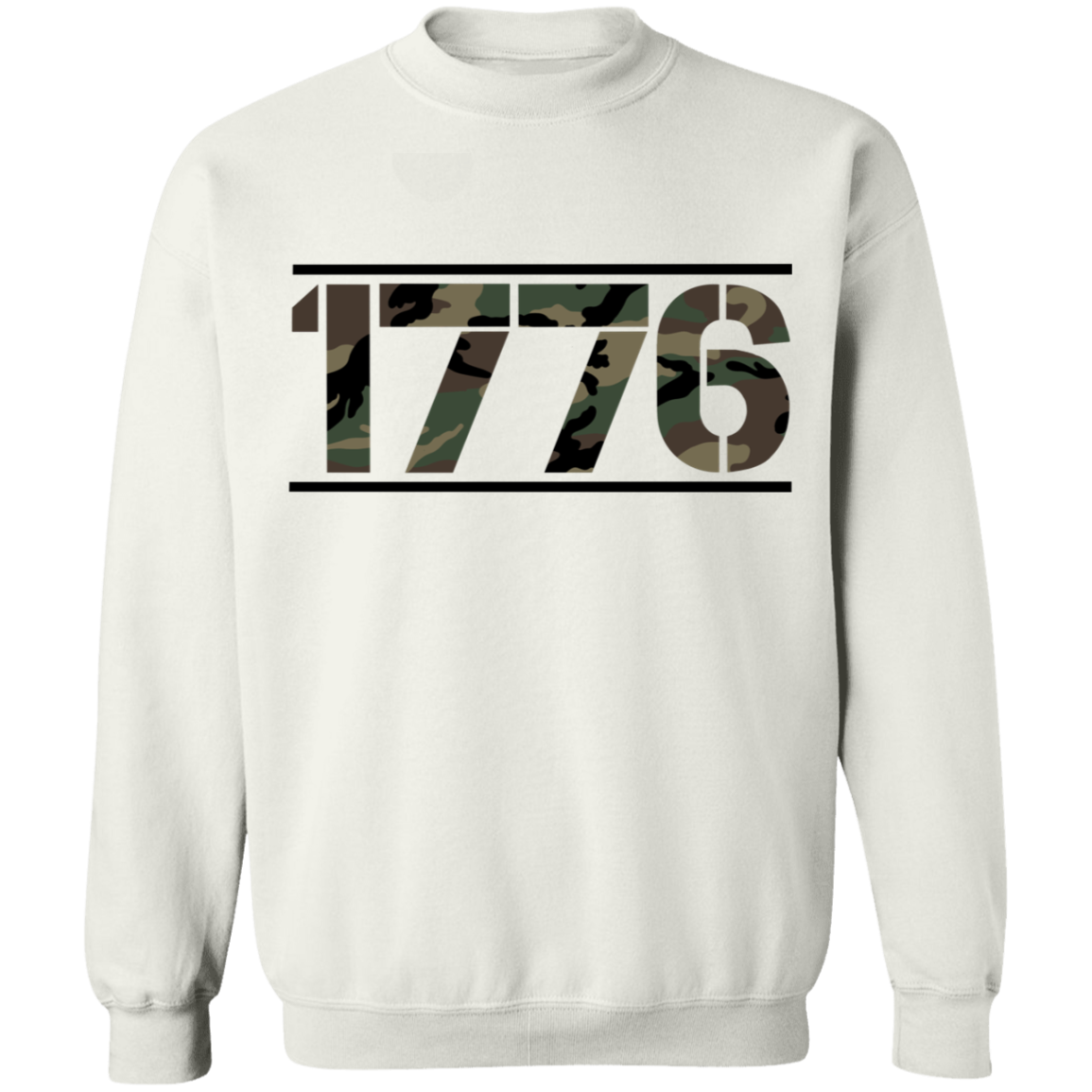1776 American Camouflage Crewneck Sweatshirt