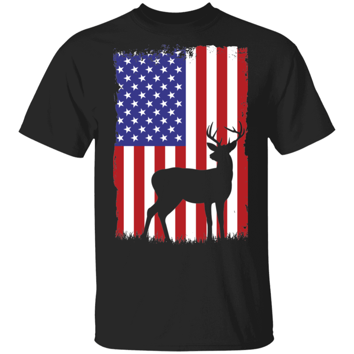 Hunting American Flag T-Shirt