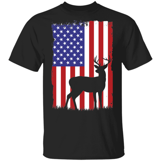 Hunting American Flag T-Shirt