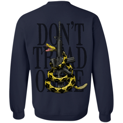 We the People Don't Tread on Me Gadsden Flag Double Sided Crewneck Sweatshirt