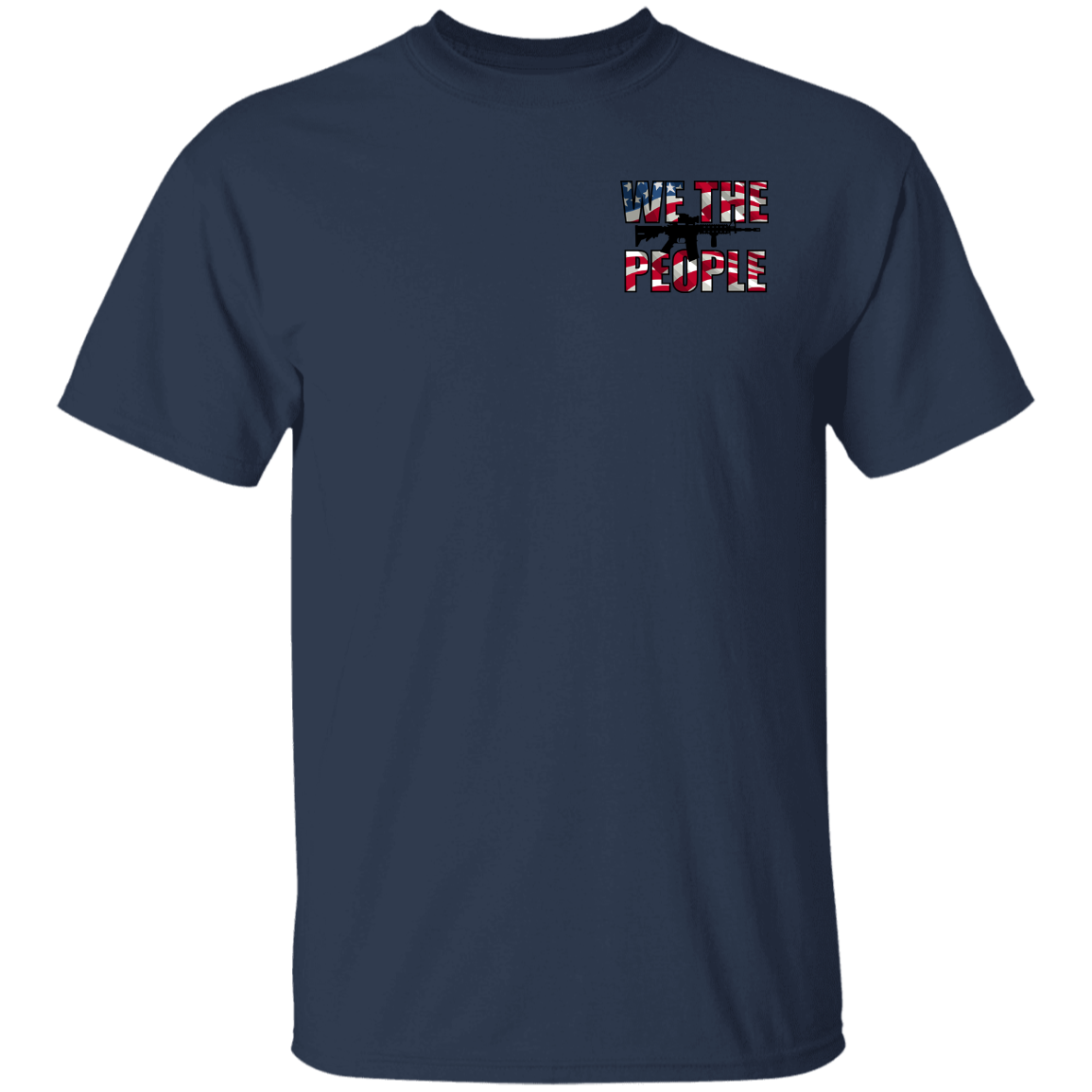We the People American Bald Eagle 1776 Double Sided T-Shirt
