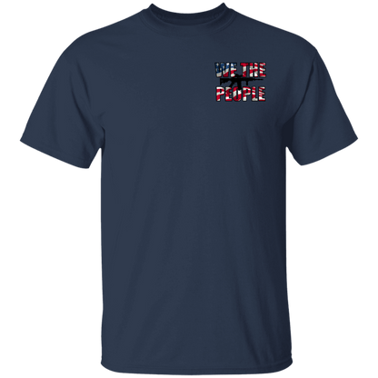 We the People American Bald Eagle 1776 Double Sided T-Shirt