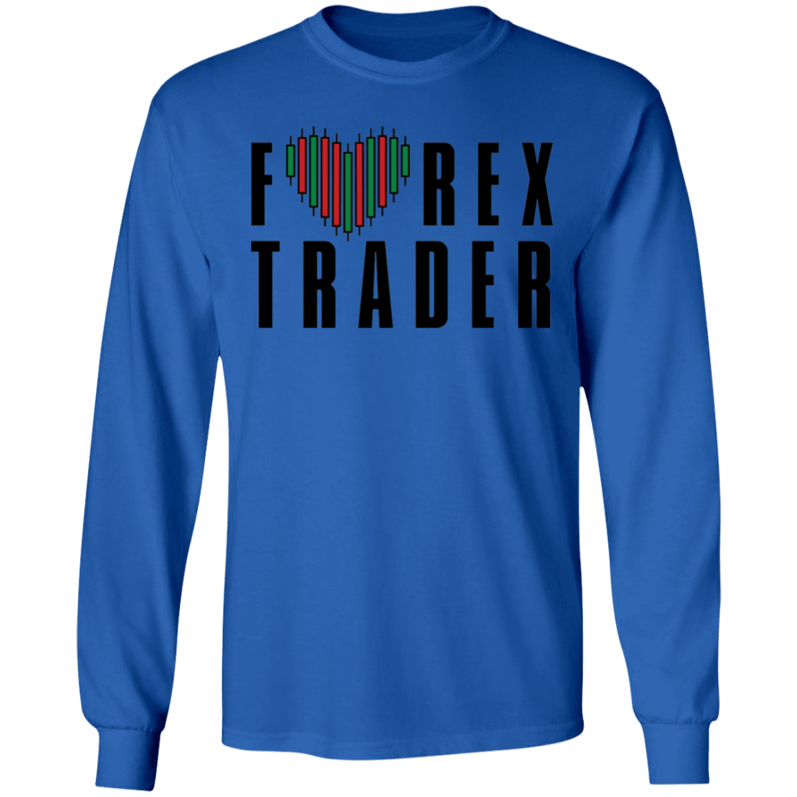 Forex Trader Technical Analysis Long Sleeve T-Shirt