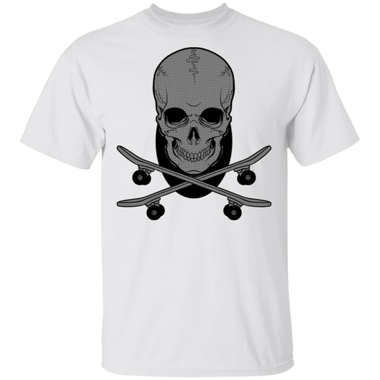 Skeleton Skateboarding Skateboard Shred T-Shirt